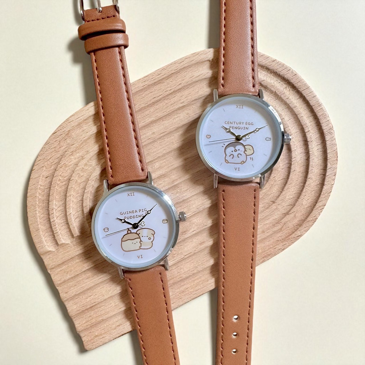 【路易斯與布丁】簡約中性皮錶
