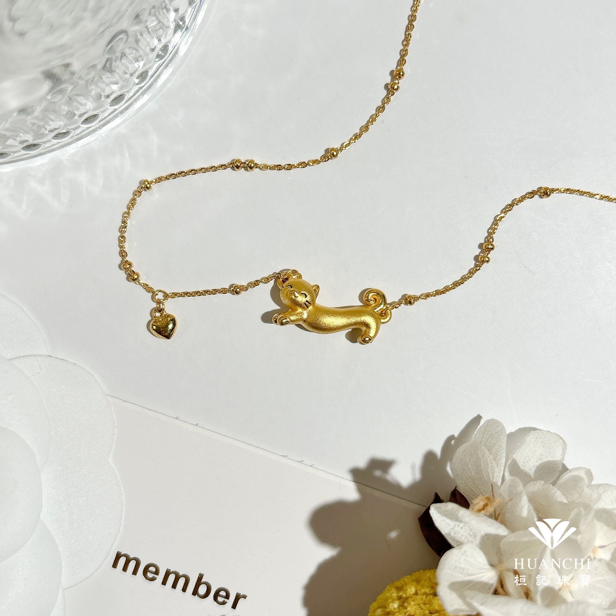喵喵小貓 黃金項鍊