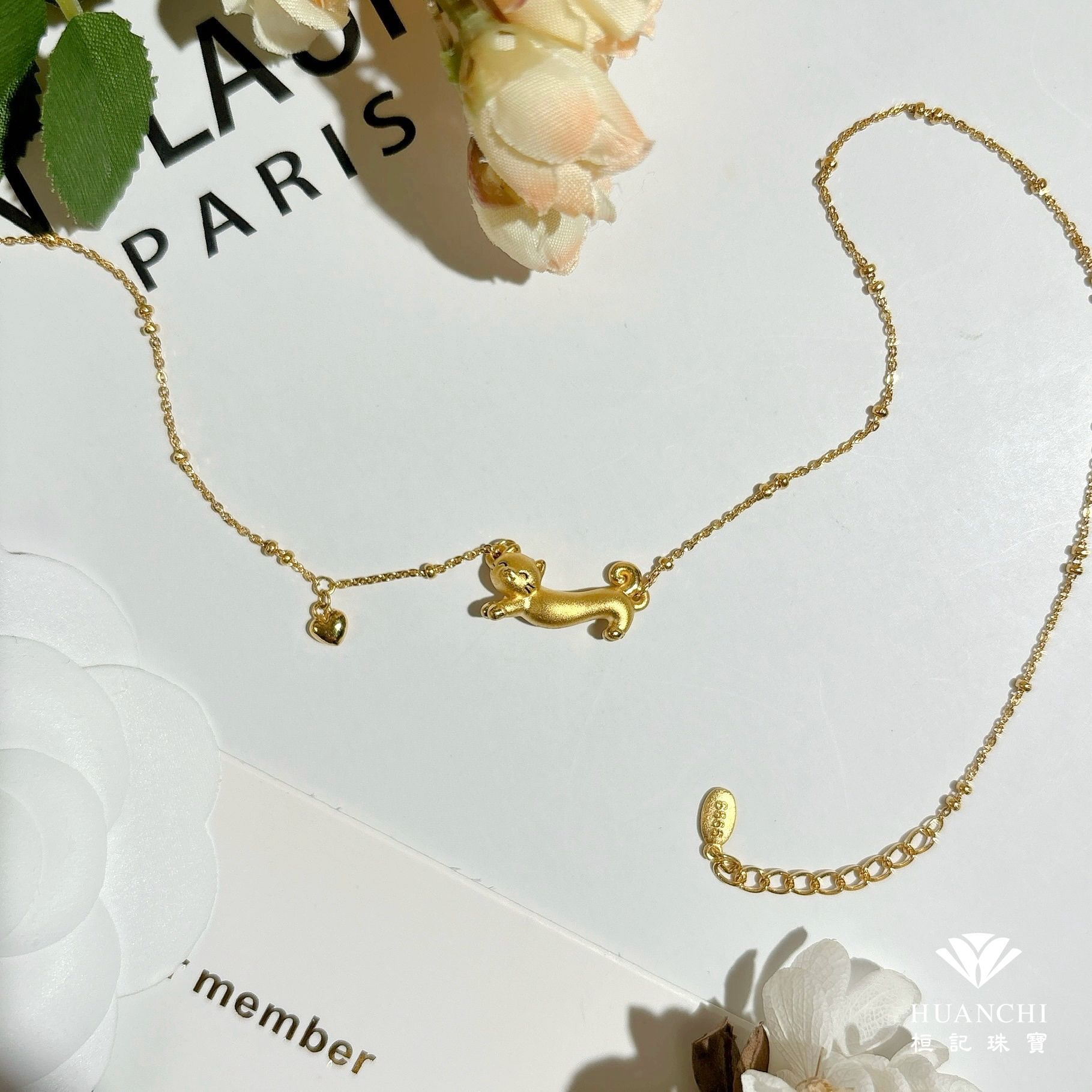 喵喵小貓 黃金項鍊