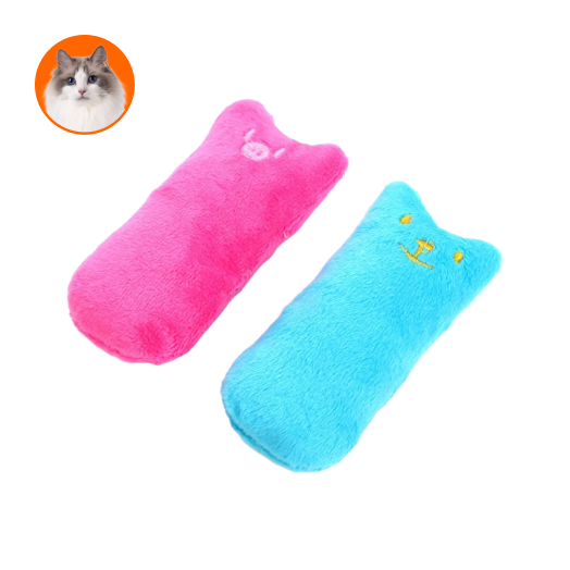 貓毛絨薄荷玩具-2入(款式隨機)