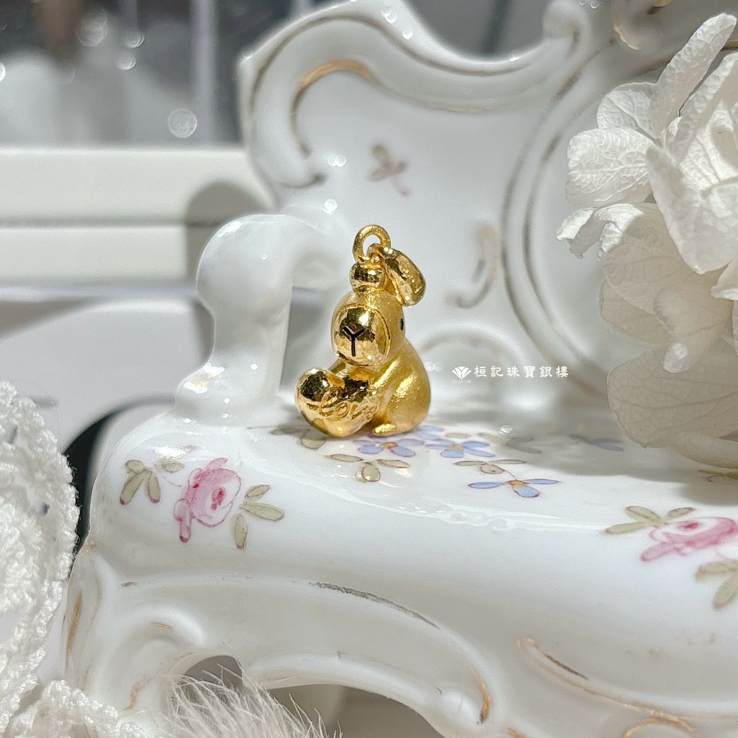 卡皮巴拉 黃金墜子