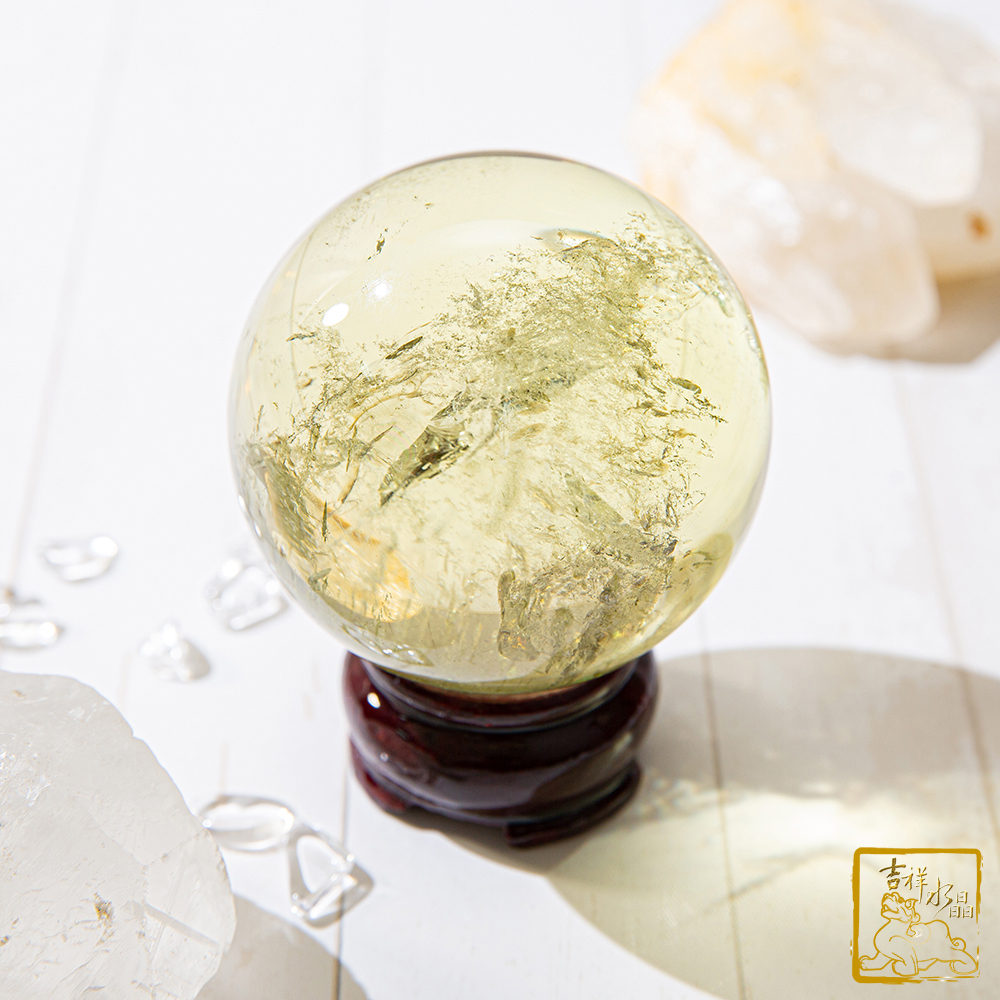 黃水晶球 6.5cm 開運招財