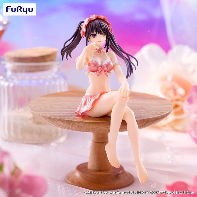[Noodle Stopper]《約會大作戰》時崎狂三 -粉彩紅泳裝- Date A LiveⅤ Noodle Stopper Figure -Kurumi Tokisaki Swimsuit Pastel Red Color ver.-