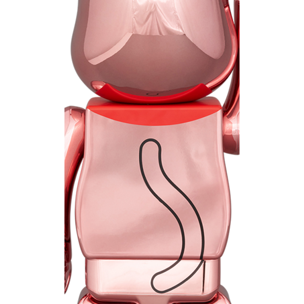 招き猫 招財貓 開運 弐 桃金メッキ 100％ & 400％ / 1000% BE@RBRICK