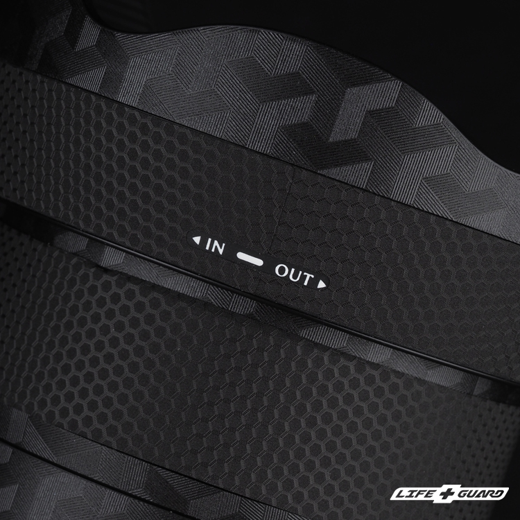 LIFE+GUARD 遮光罩側面貼膜安裝示意圖，適用SIGMA 17-40mm F1.8 DC ART