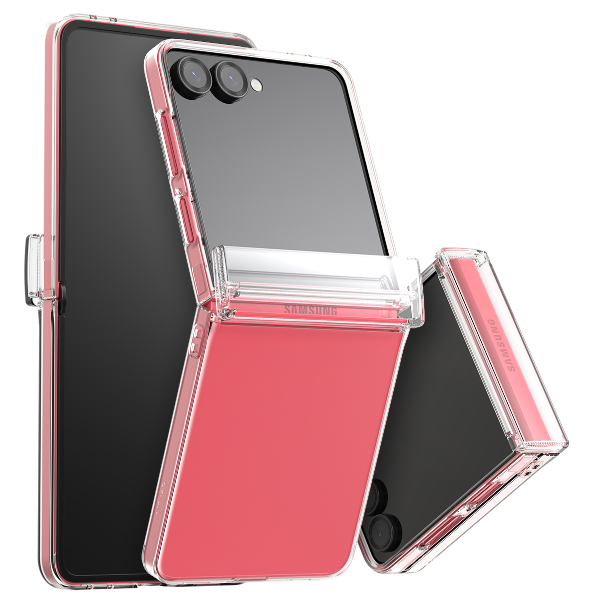 araree 韓國製 Nukin 360 全透明硬殼- Galaxy Z Flip7 | 韓國製造 香港行貨