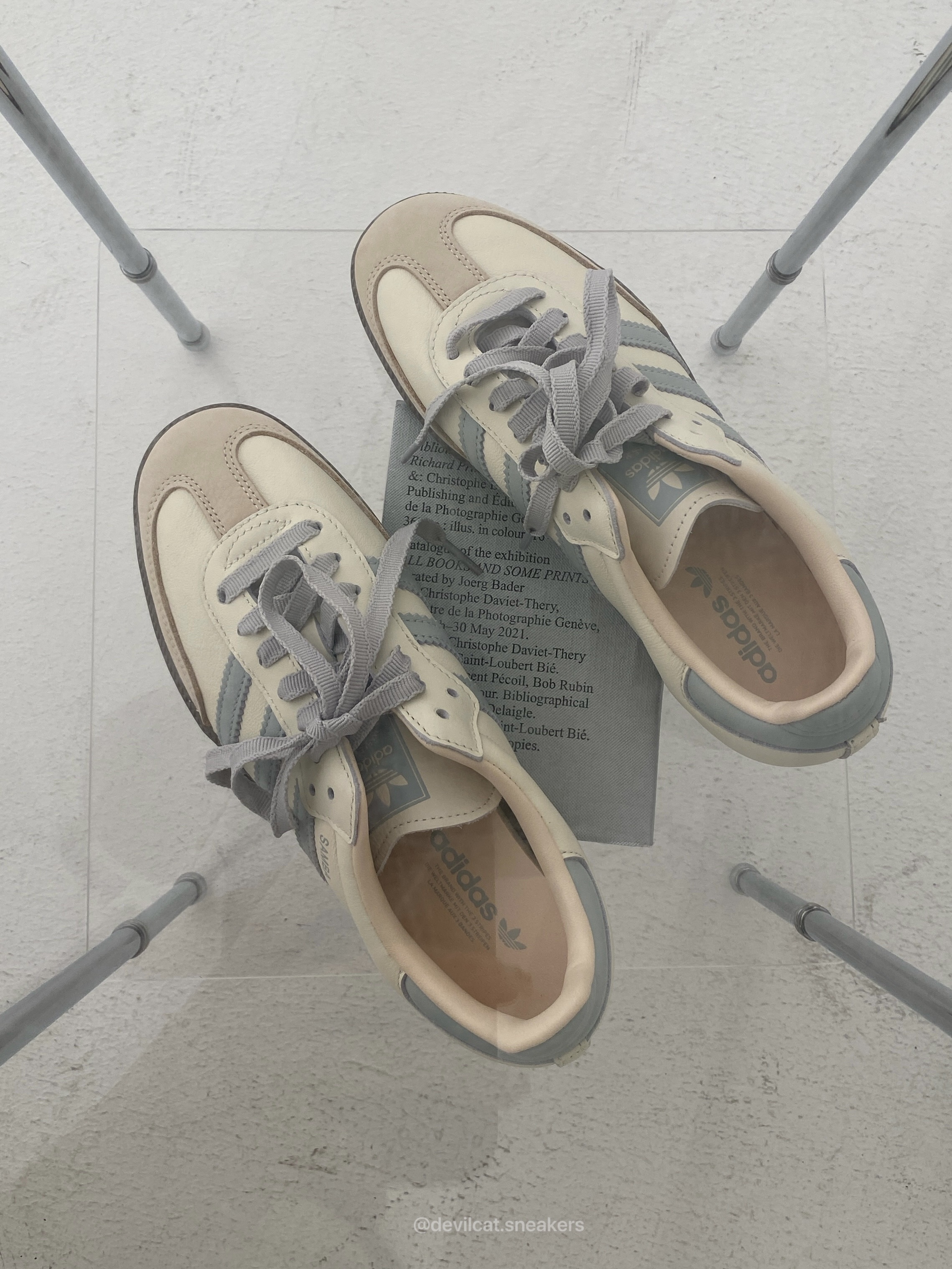 ADIDAS SAMBA OG 海鹽乳酪 灰藍 奶油色 米色 焦糖底 女鞋