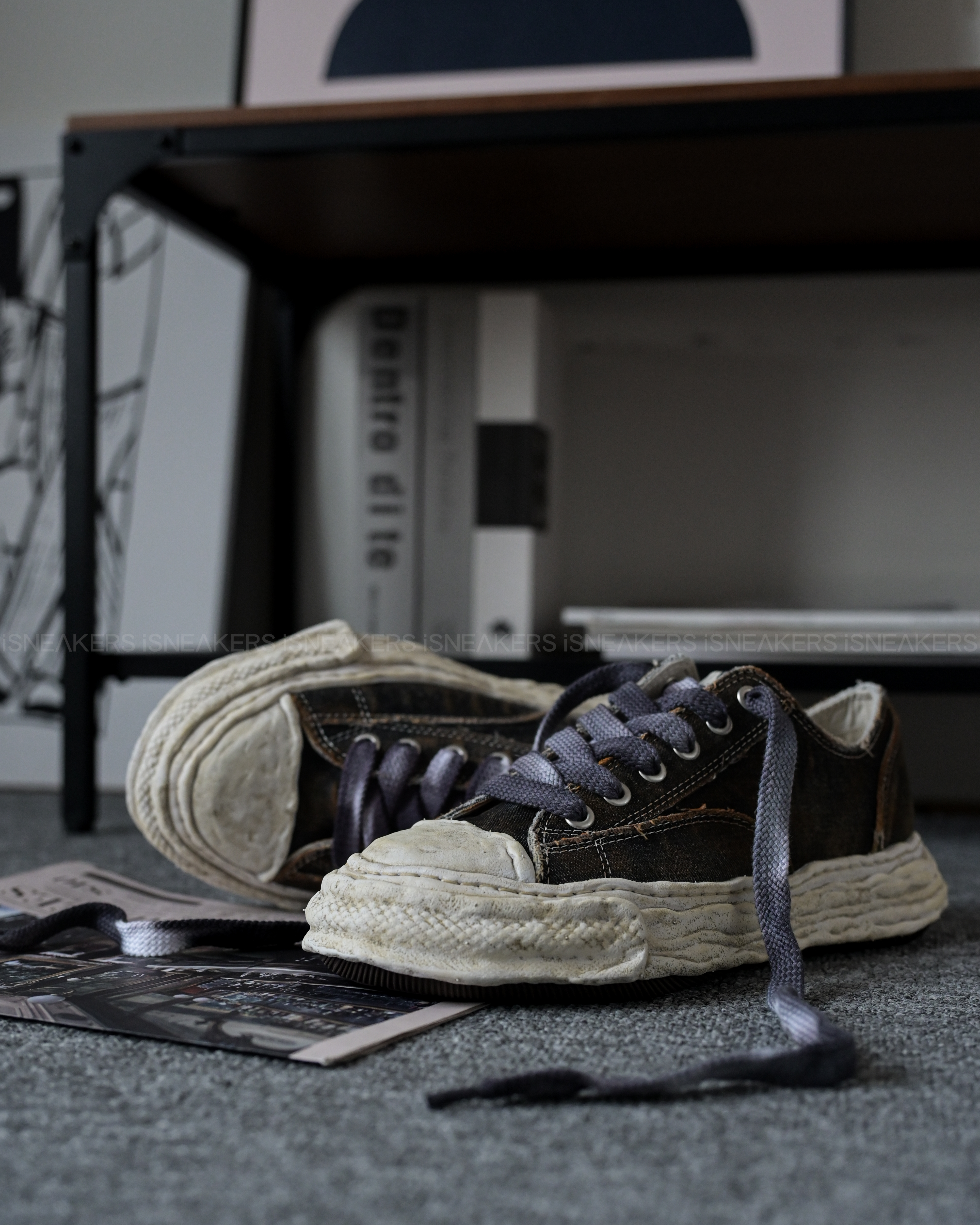 iSNEAKERS｜Maison Mihara Yasuhiro "Blue Washed Denim" 水洗藍 A13FW714