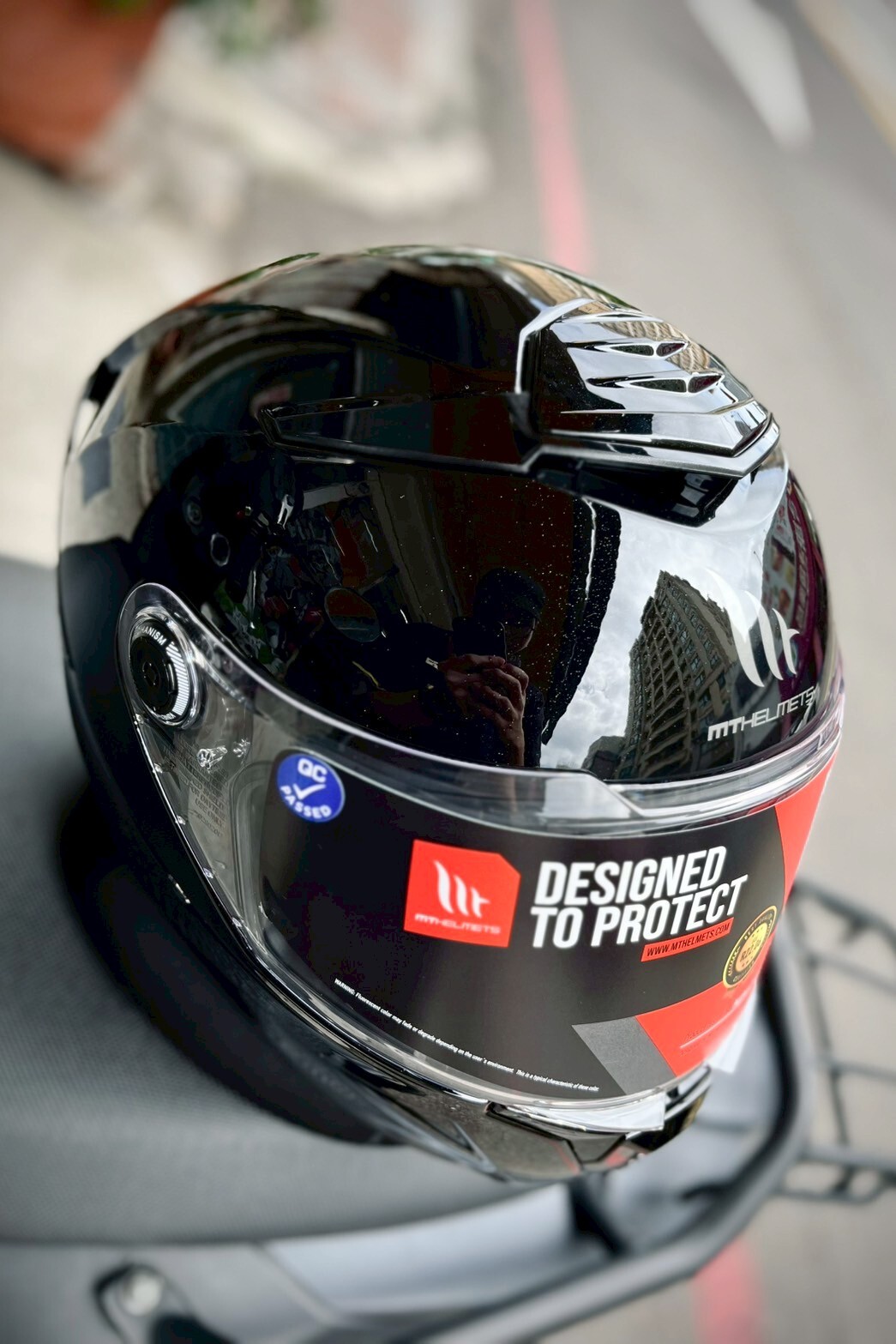 MT Helmet THUNDER 4 SV 素色 閃光黑 全罩 亞版