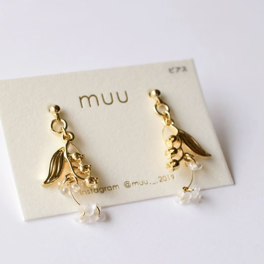 [muu] lily of the valley | 耳針 | NO.10
