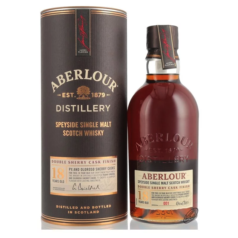 Aberlour Double Sherry Finish 18 Year old (ABV43.0)(1BT70)