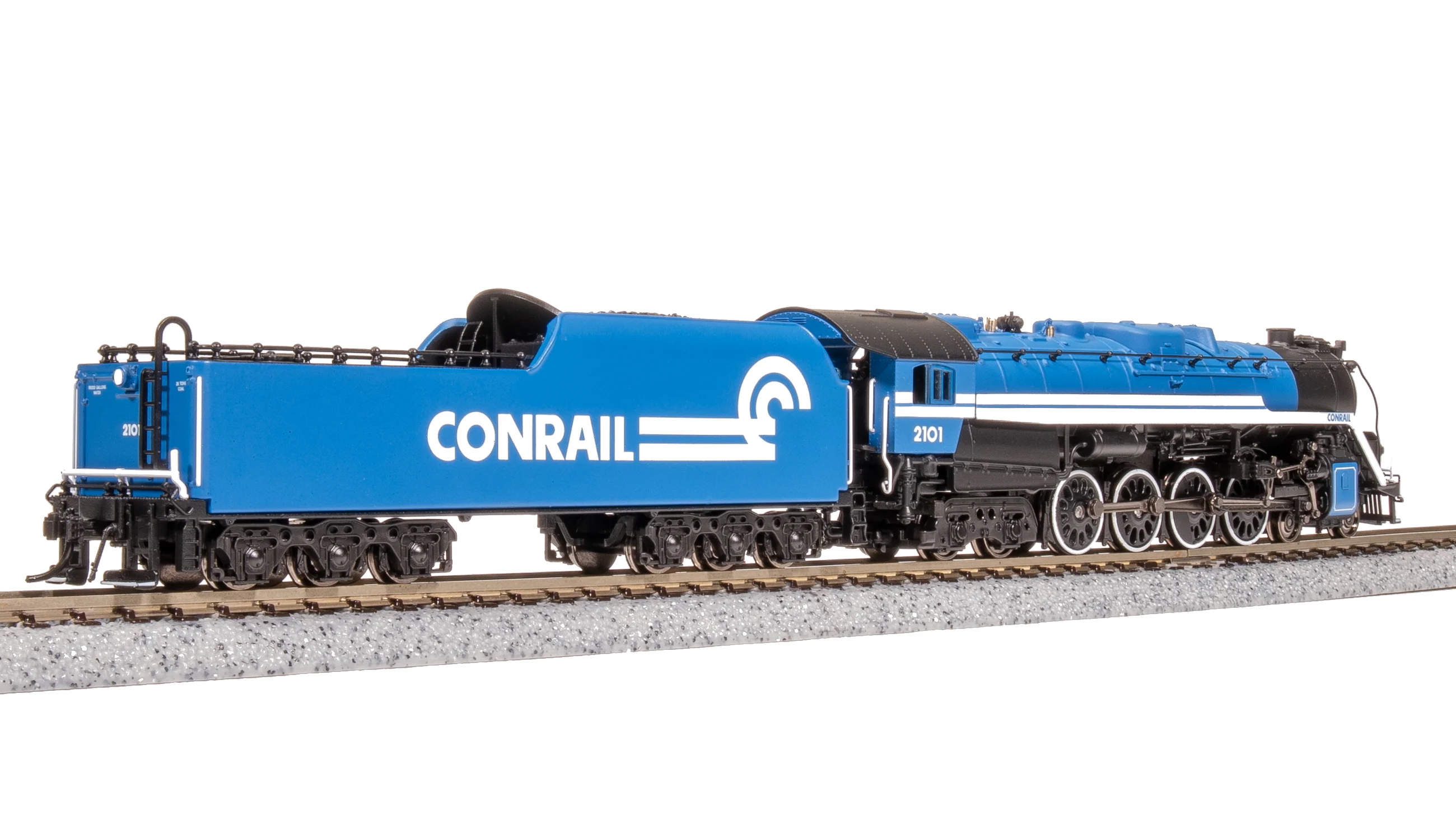 BLI 7412 N 規 READING T1 4-8-4，CONRAIL 數位音效冒煙蒸汽機車頭 #2101（幻想塗裝）