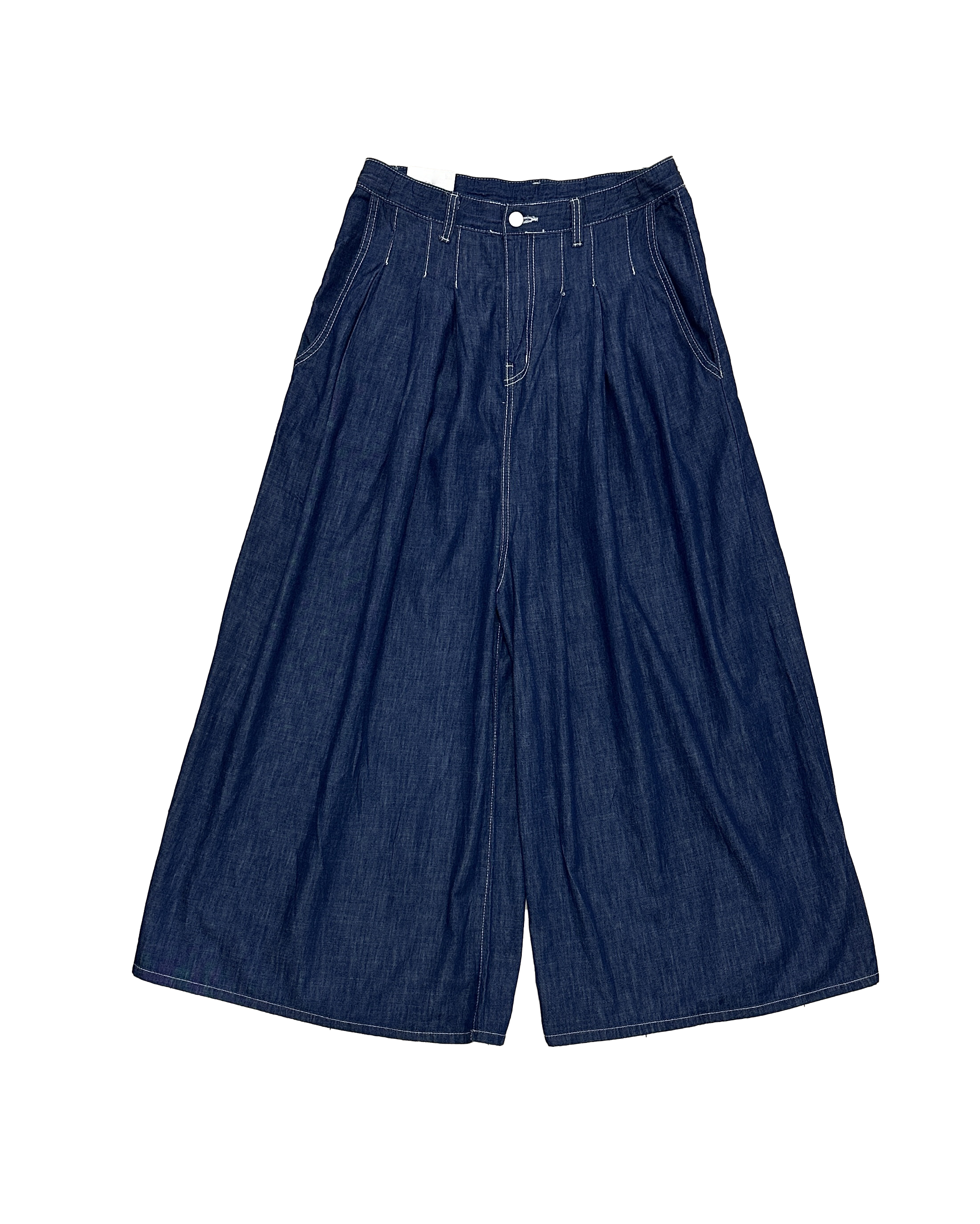 明線軟身直腳牛仔褲