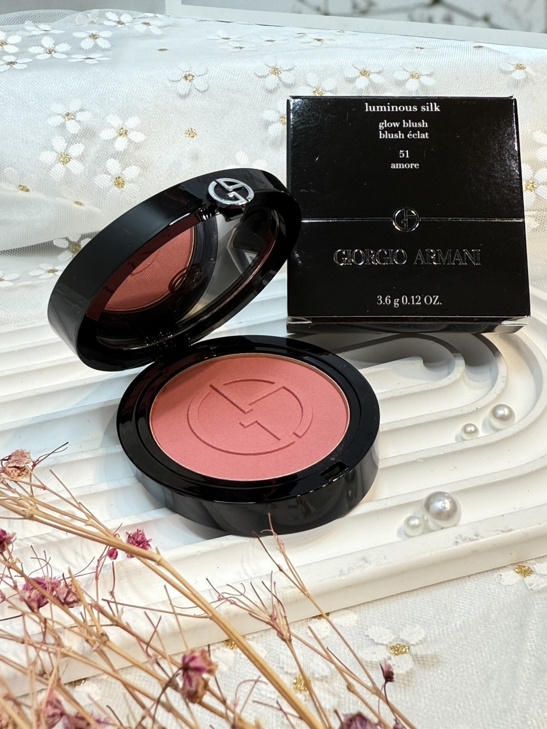 Georgie Armani 輕透絲柔聚光腮紅 限量色#51 微醺玫瑰色