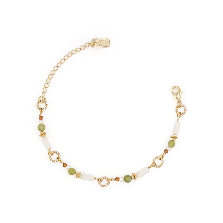 八月誕生石 • 花菸草 • 只愛你一人 – 橄欖玉 – 手鍊