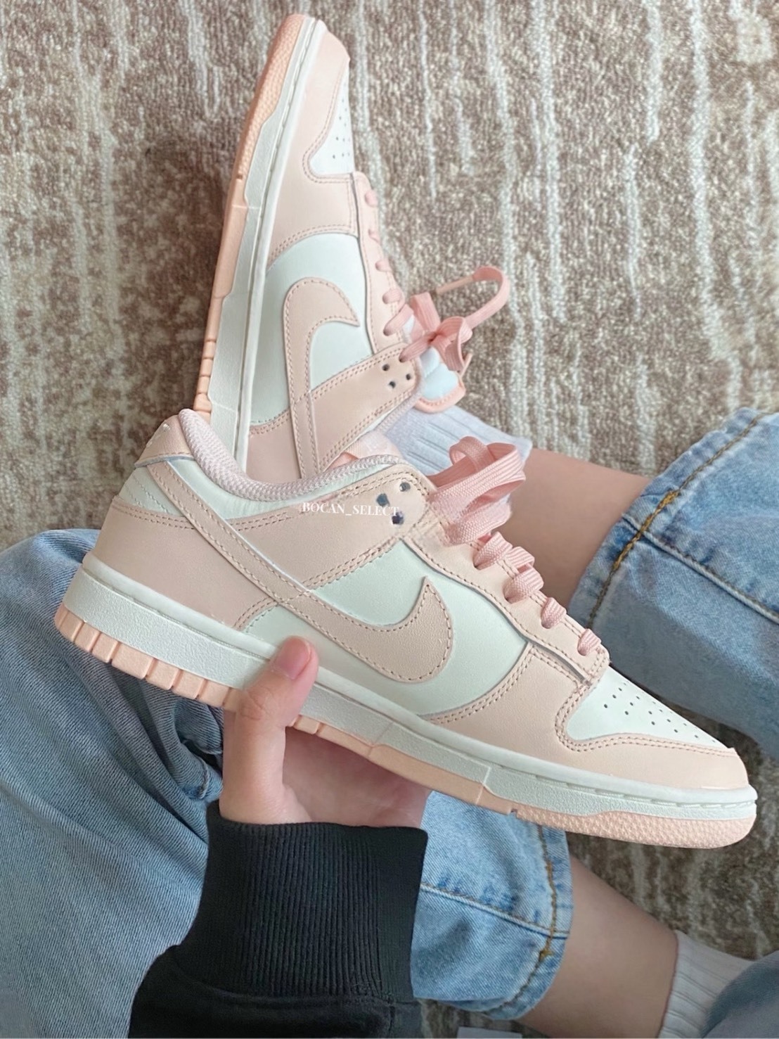 NIKE DUNK "ORANGE PEARL" 櫻花粉