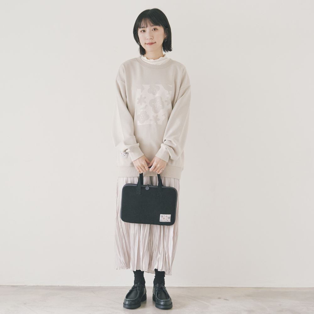 印花樂11吋iPad收納包-手提款/"I"系列/深邃黑