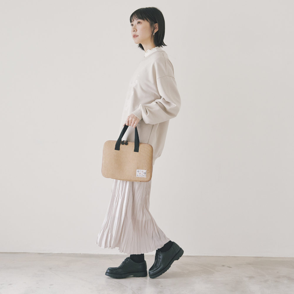 印花樂11吋iPad收納包-手提款/"I"系列/大地棕