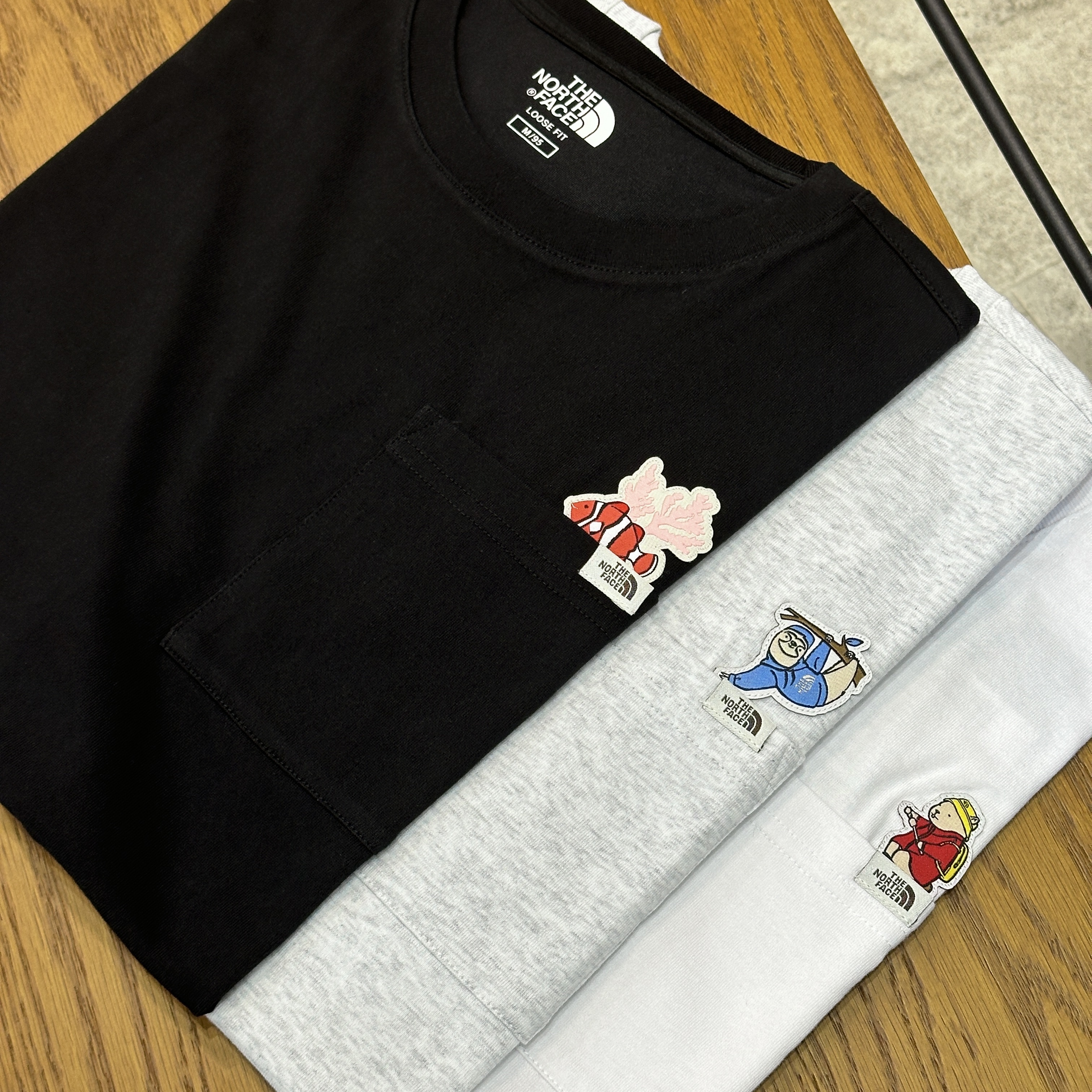 【現貨】The north face POCKET EX S/S R/TEE 北臉 涼感 抗UV 口袋動物 短tee NT7UR22