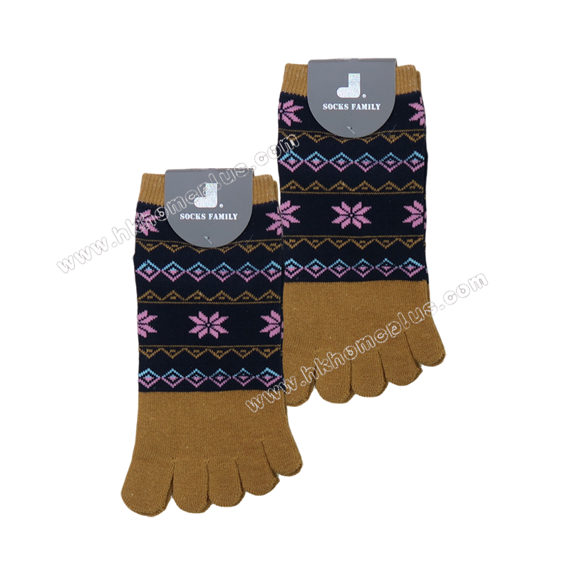 2對裝 襪襪家族: 大人五趾襪