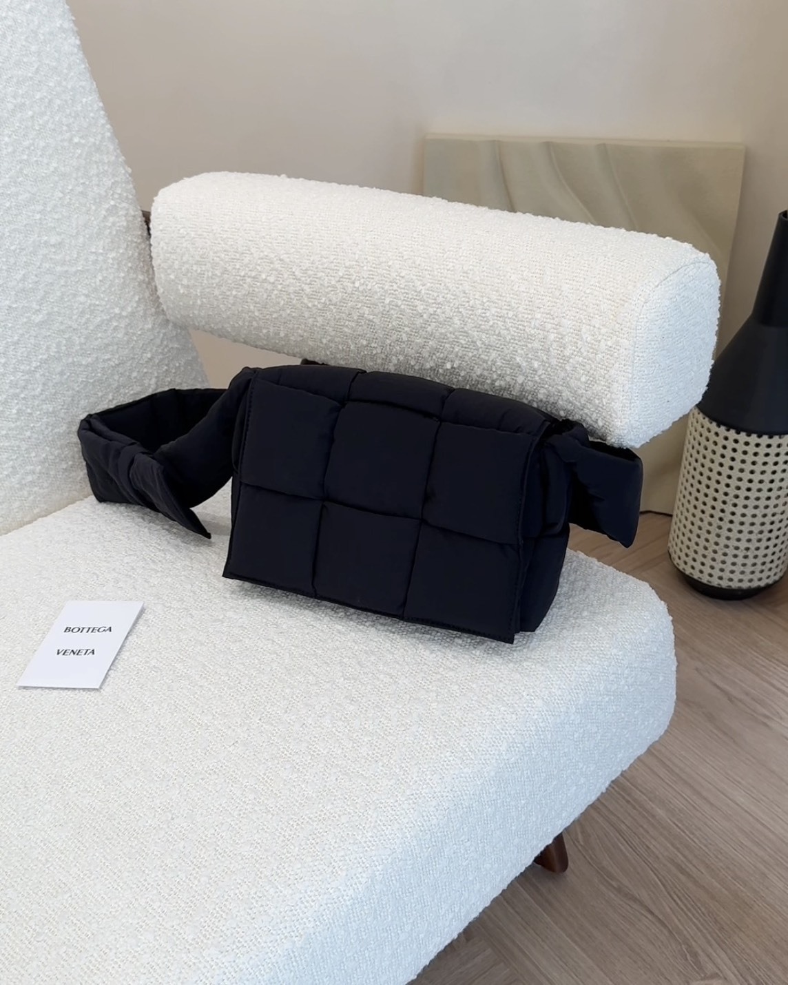 BV｜PADDED 尼龍小號卡帶包 黑色