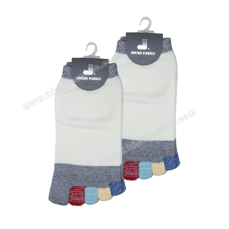 特價! 2對裝 襪襪家族: 大人五趾襪