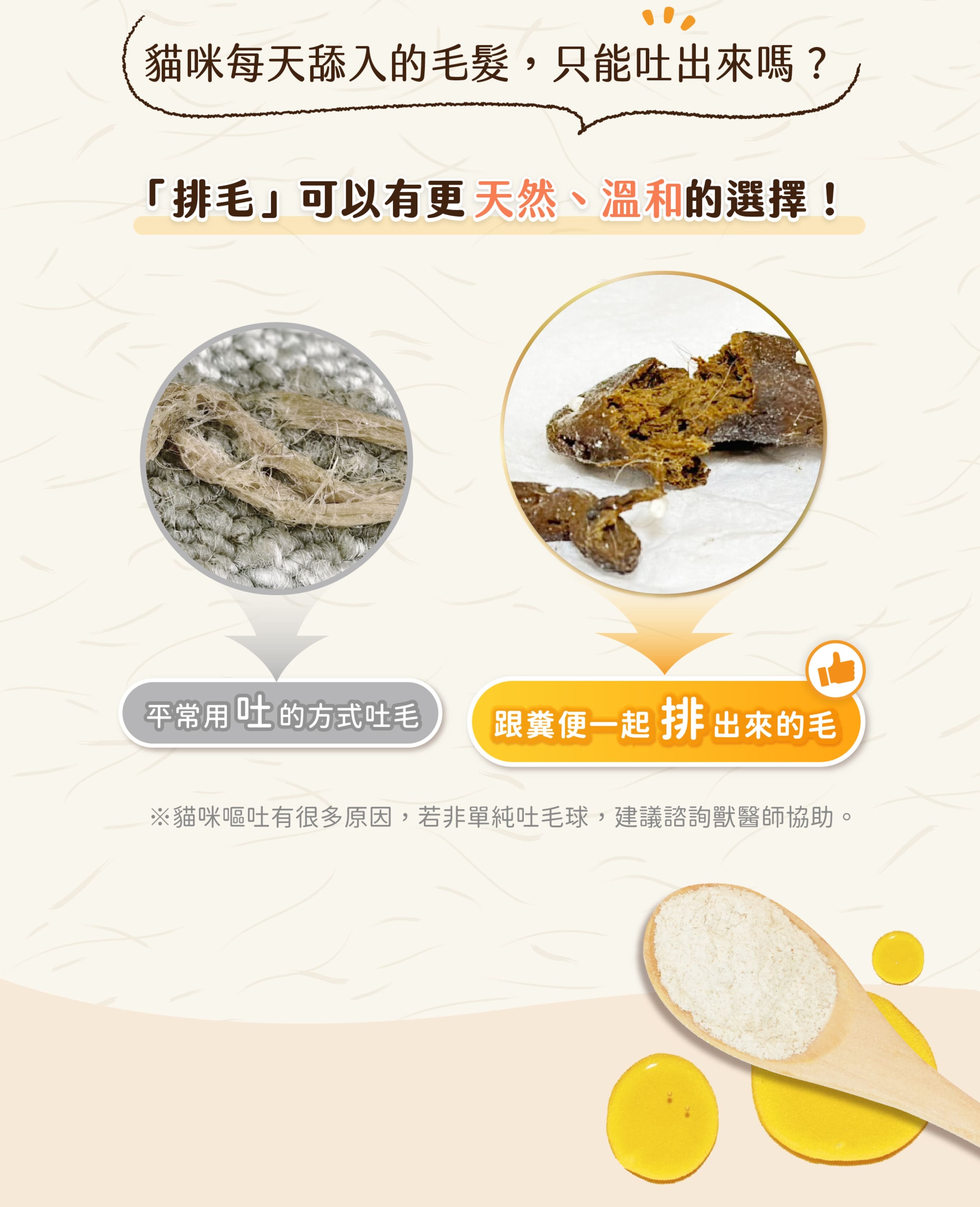 台灣汪喵星球 DogCatStar - 寵物天然排毛粉 l 貓星人基地 MeowZone