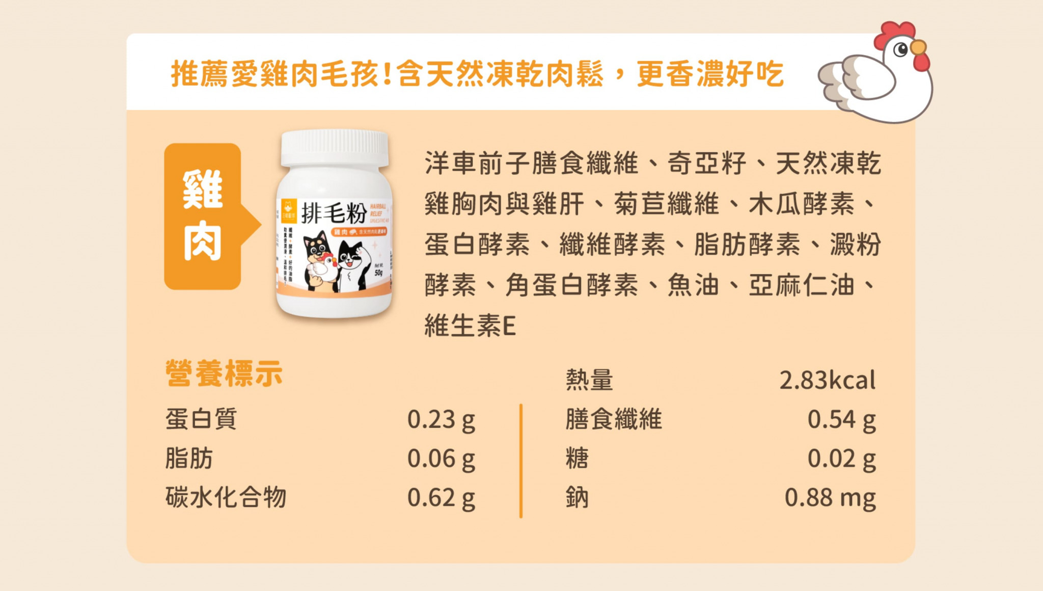 台灣汪喵星球 DogCatStar - 寵物天然排毛粉 l 貓星人基地 MeowZone