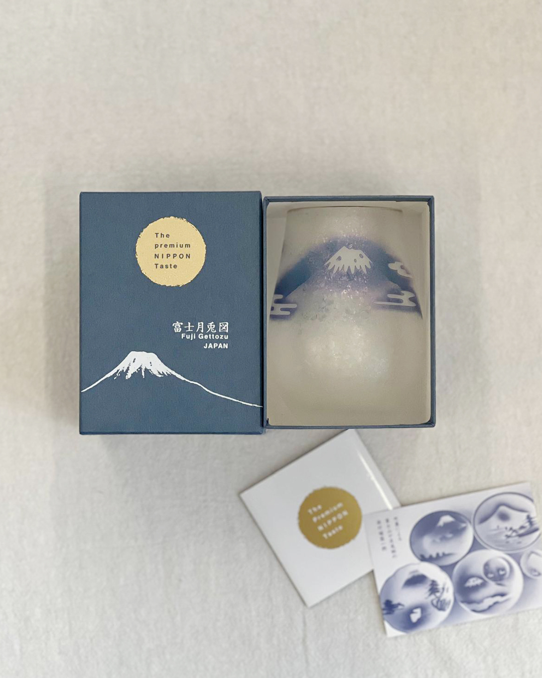 富士月兔 磨砂冷飲杯｜石塚硝子