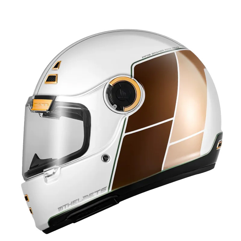 MT JARAMA 白咖世紀 彩繪 全罩安全帽 樂高帽 加拉瑪