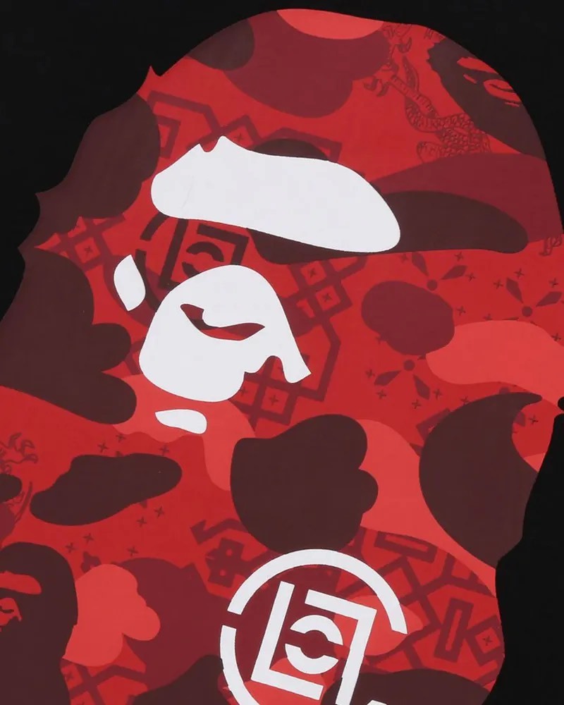 BAPE X CLOT By Bathing Ape 限量聯名款 猿人頭LOGO 短袖「絕版限量」