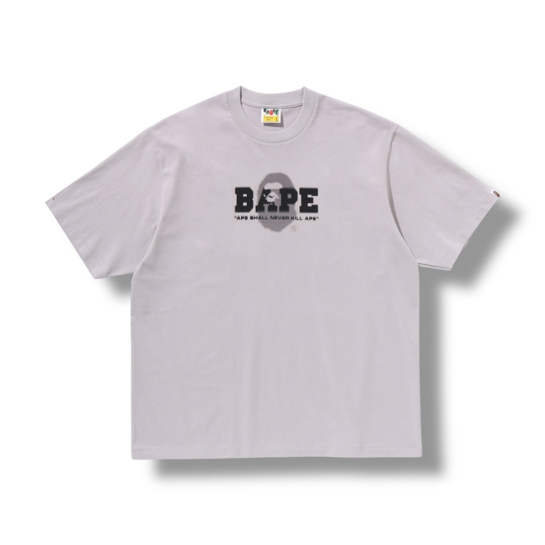 BAPE A BATHING APE 小猿人頭LOGO 塗鴉風 短袖