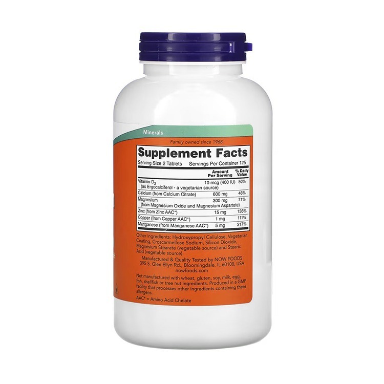 NOW Foods, Calcium Citrate, 250 Tablets