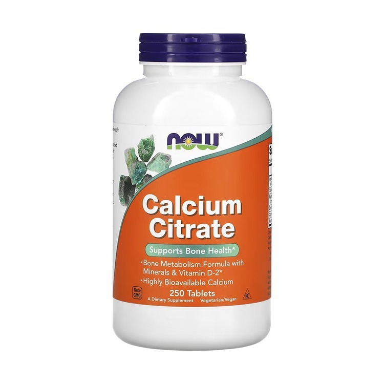 NOW Foods, Calcium Citrate, 250 Tablets