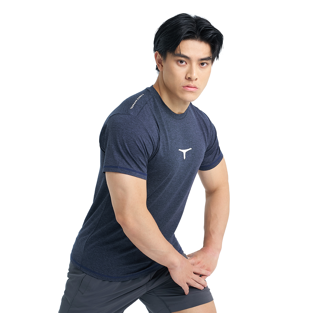 托瑪斯經典麻花男短袖（英雄藍麻花）