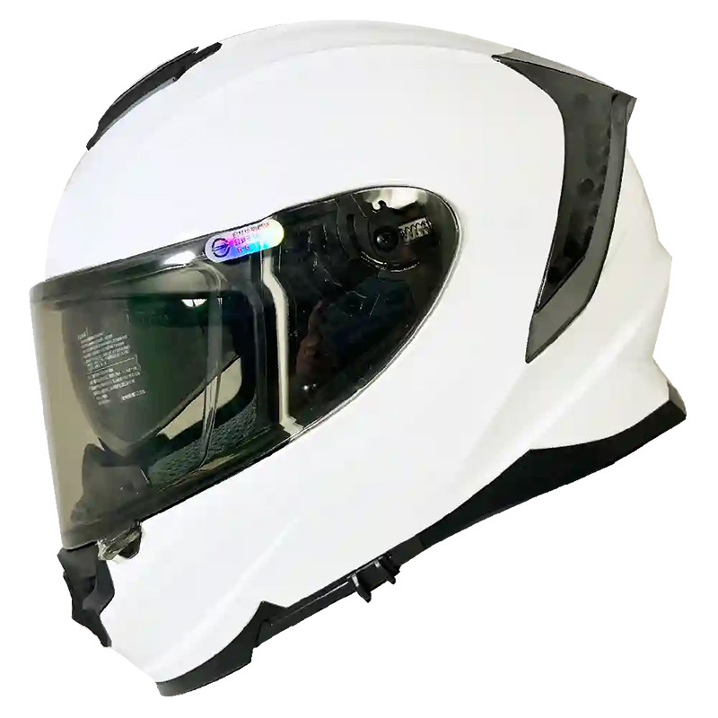 NIKKO N806 純粹極簡 珍珠白 素色 全罩 內墨片