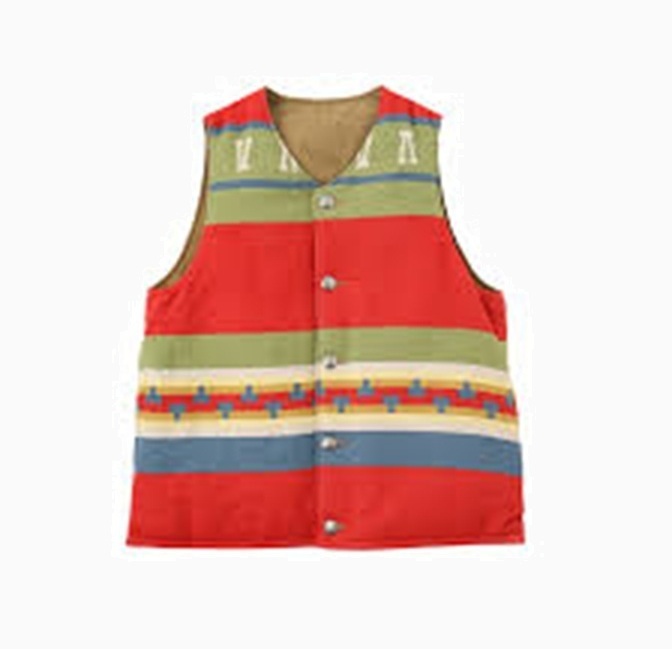 VISVIM KORA DOWN VEST *NATURAL DYE 天然染  (REVERSIBLE) - RED SIZE 2 PRE ORDER ITEM (預訂中)