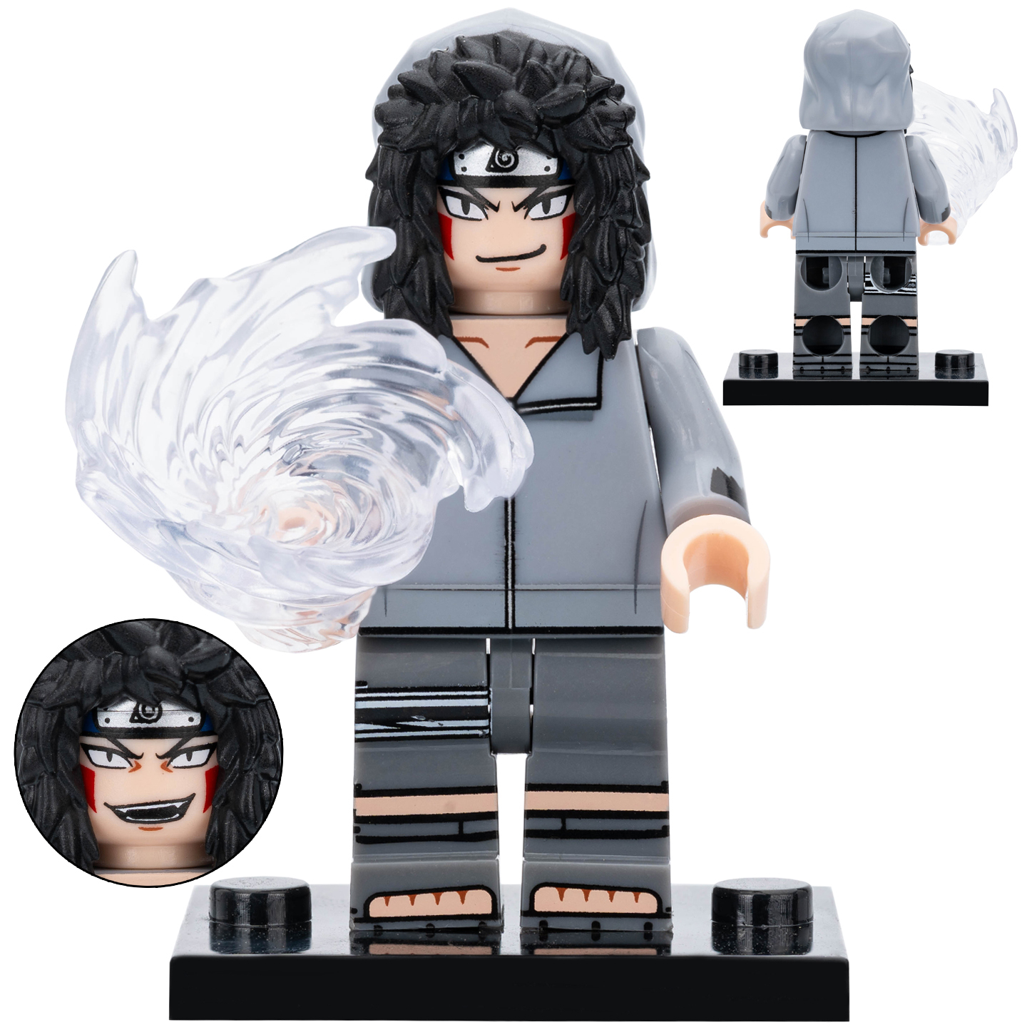 Naruto Inuzuka Kiba Custom Minifigures Fit Lego KDL840 K2259