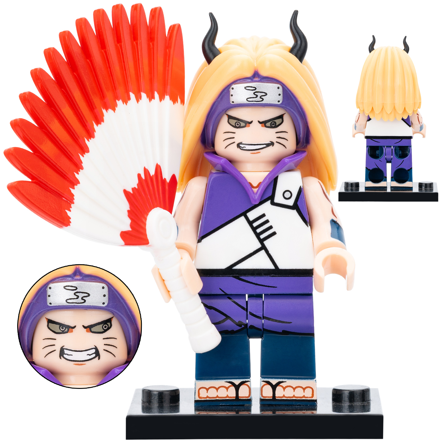 Naruto Golden Horn Custom Minifigures Fit Lego KDL840 K2261