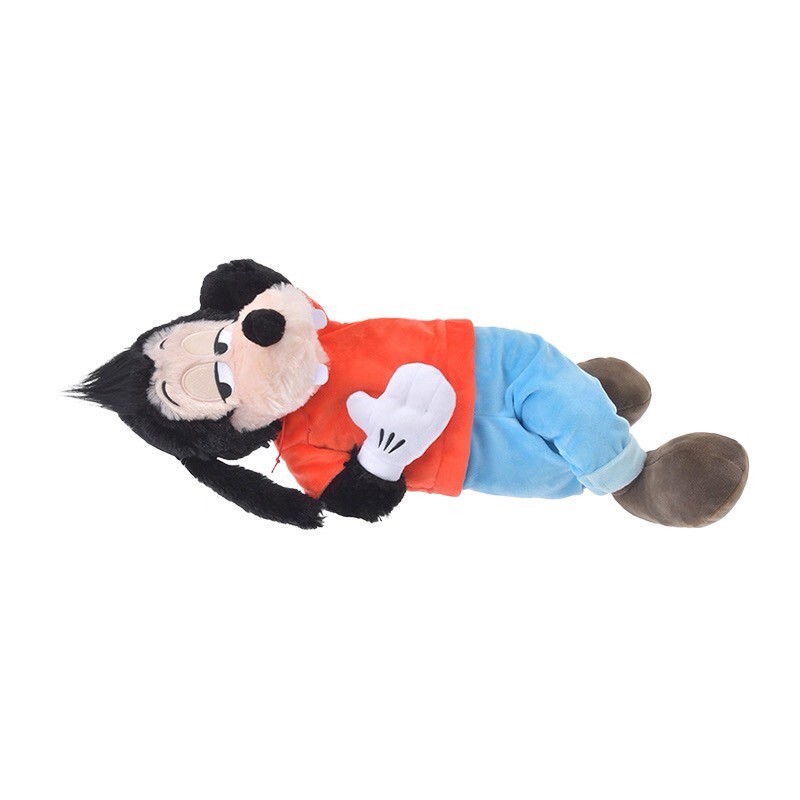 美滋滋系列 麥斯 高飛 Max Goof 高飛狗 Goofy 翹二郎腿姿勢 娃娃 玩偶 -上海迪士尼商店