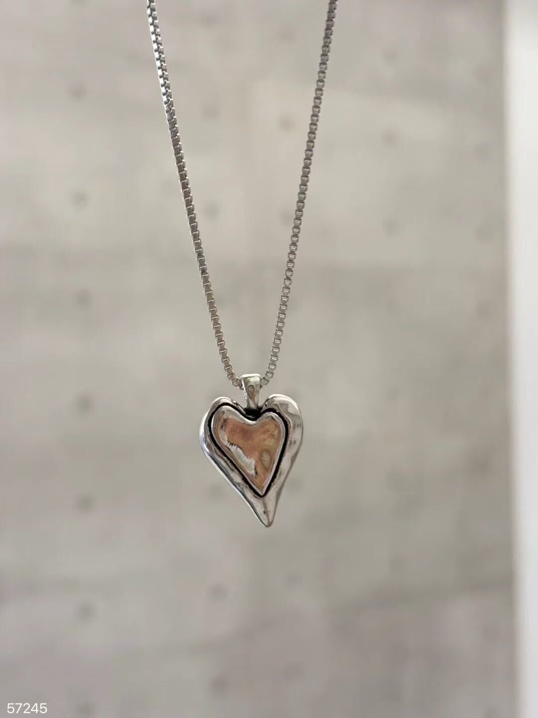 #BA007 抽象心心項鍊