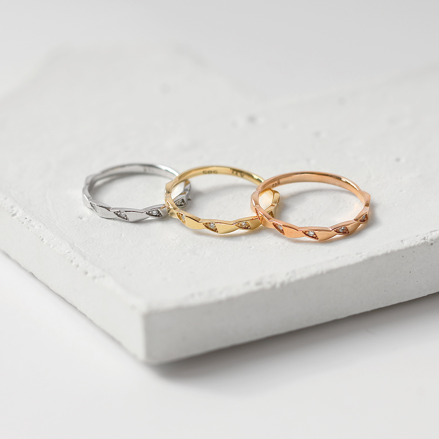 法式浪漫 — 3分鑽石戒指