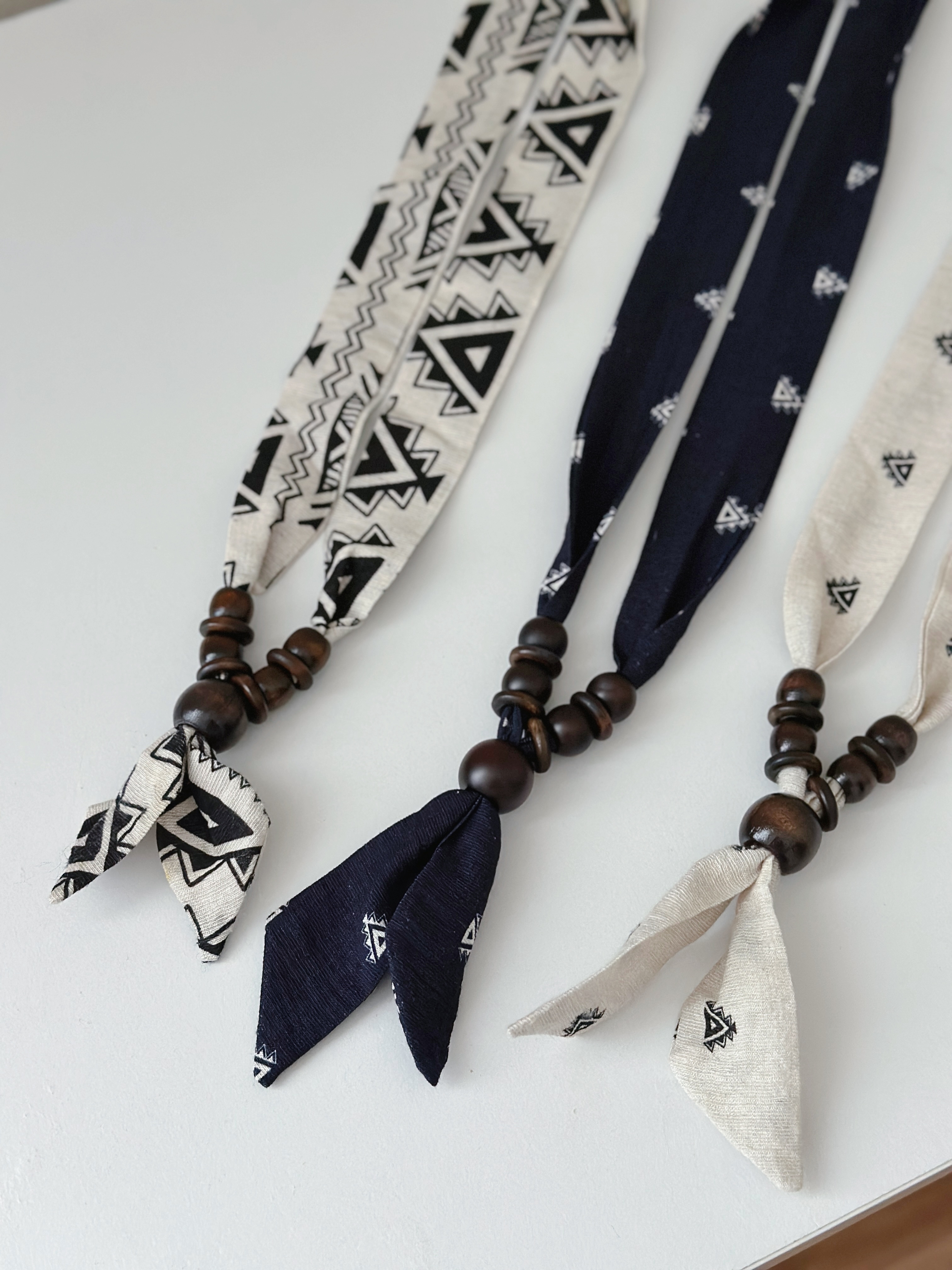 Keth Wood Scraf Beige  -D83BEI