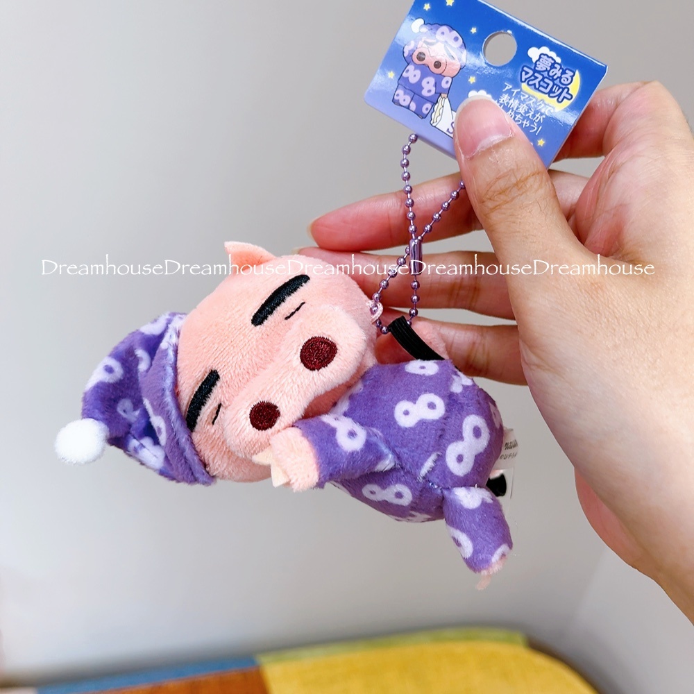 蠟筆小新 睡衣 肥嘟嘟左衛門 絨毛娃娃 吊飾娃娃 眼罩娃娃 吊飾 鑰匙圈 掛飾