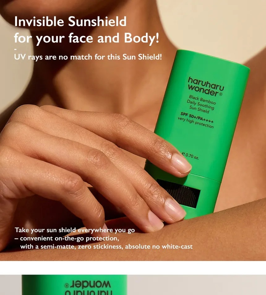 haruharu Wonder 黑竹日常舒緩防曬罩20g (H7 KA159)