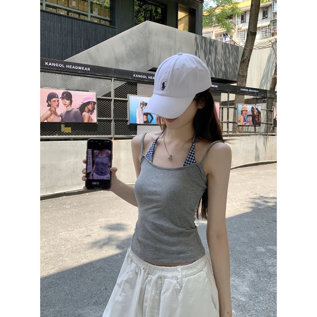 假兩件拼接BRATOP/三色