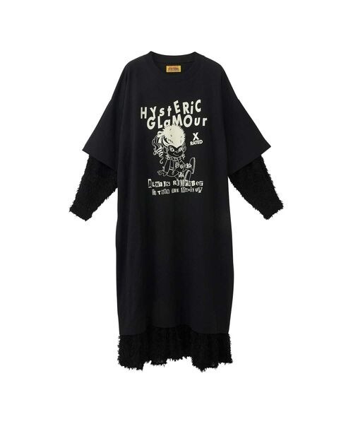 HYSTERIC GLAMOUR -  BAD GIRL SKUNK Layered Dress
