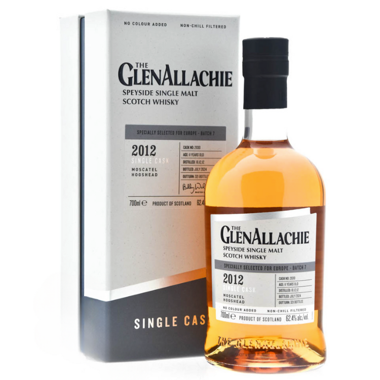 GlenAllachie 2012 Cask #2930 Moscatel Hogshead 11 Year Old  (ABV62.4)(1BT70)