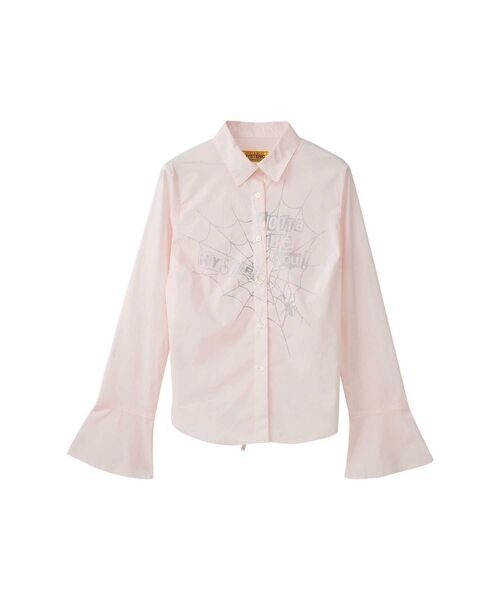 HYSTERIC GLAMOUR   - HYSTERIC SPIDER Lace-up Frill Cuff Blouse