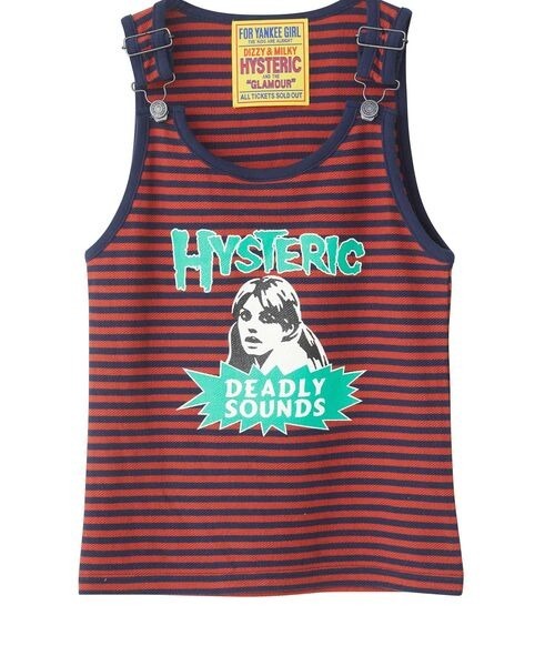 HYSTERIC GLAMOUR   - DEADLY SOUNDS tank top